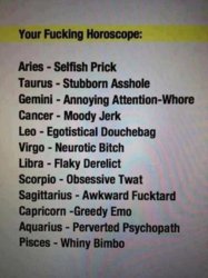 funny your fucking horoscope.jpg